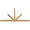 Ekena Millwork Kennewick Timber Gable Bracket, Western Red Cedar, 96"W x 60"H x 3 1/2"D x 3 1/2"F, 15/12 Pitch GBW096X60X0404KEN00SWR - alternate 5